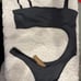 NWT Skims Recycled Swim Strapless Monokini XL Gunmetal Bathing Suit