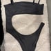 NWT Skims Recycled Swim Strapless Monokini XL Gunmetal Bathing Suit