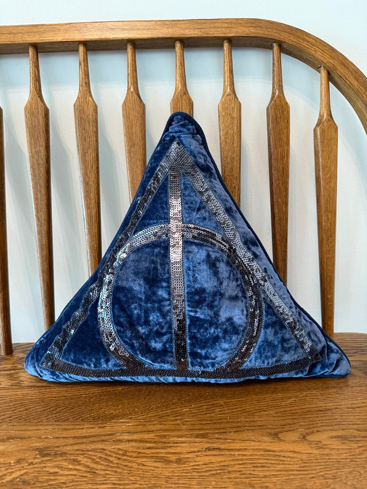 Pottery Barn Teen Harry Potter Wizarding World Deathly Hallows Pillow