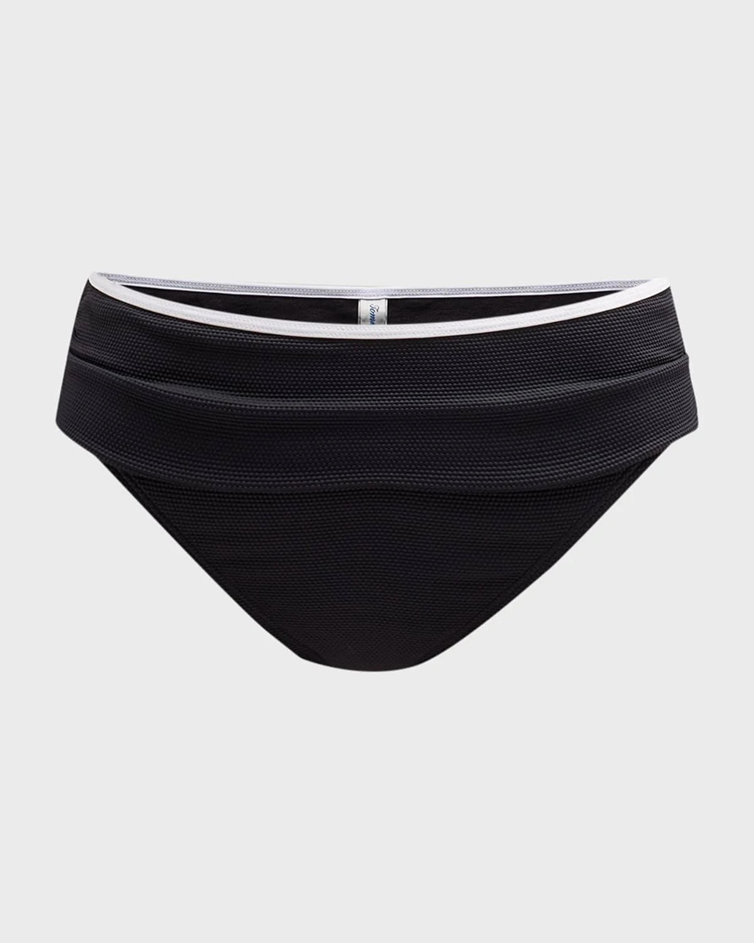 Tommy Bahama Womens Size Small Black Island Cays Cabana High Waist Bikini Bottom