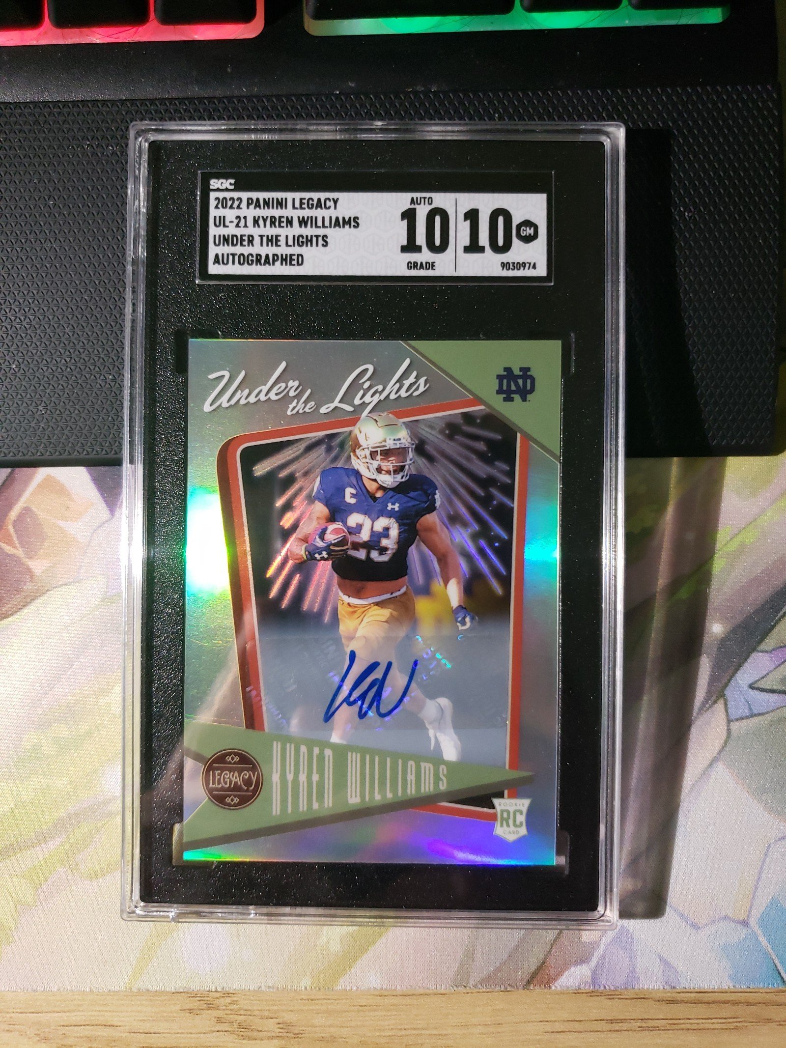 Kyren Williams 10 10 Rookie auto graded