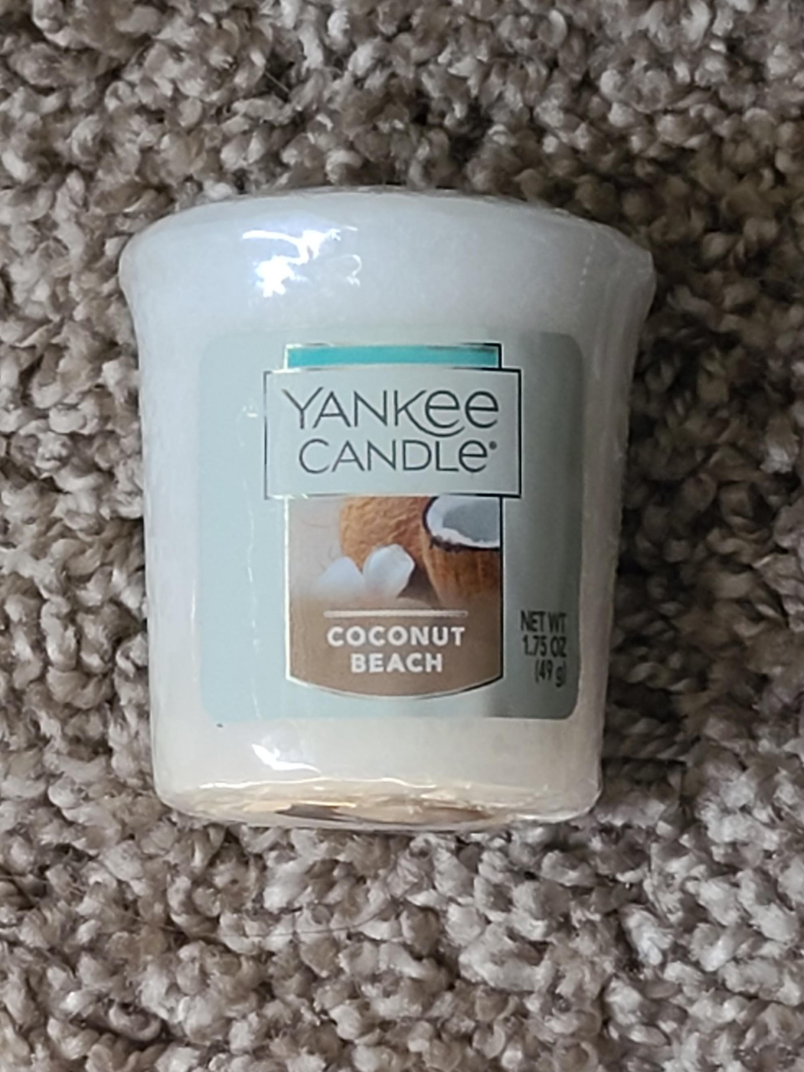 Set of 4 Yankee Candle Coconut Beach Votive