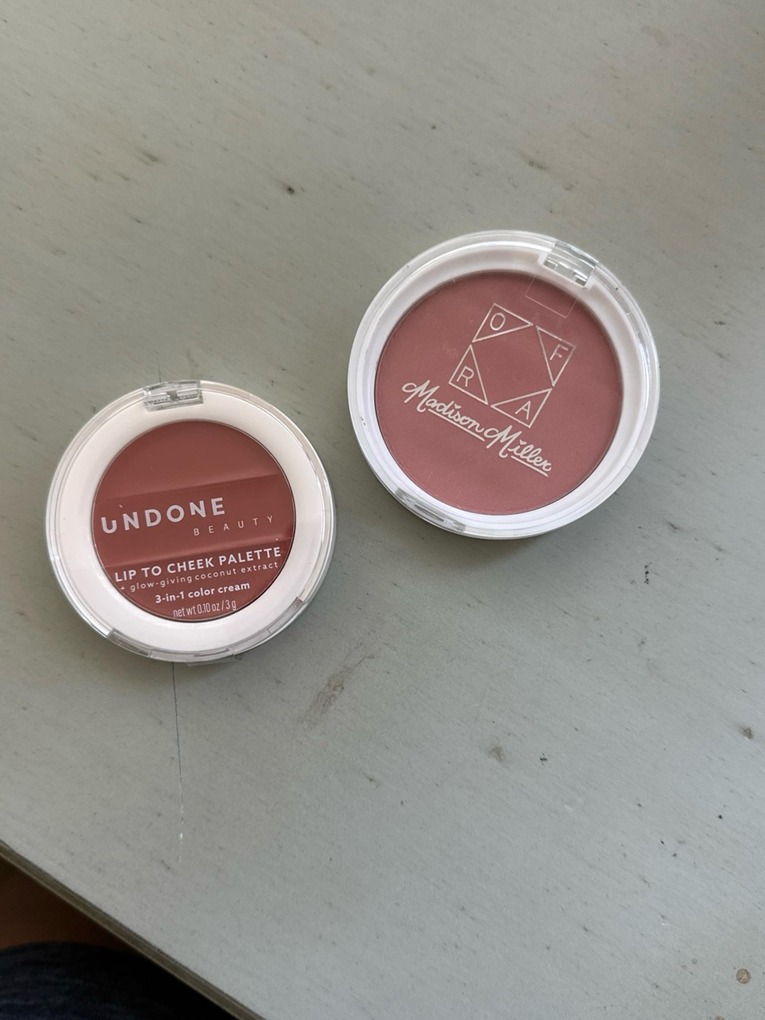 Blushes undone beauty cream blush and ofra powder blush