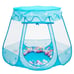 Kid Outdoor Indoor Princess Play Tent Playhouse Ball Tent Blue