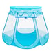 Kid Outdoor Indoor Princess Play Tent Playhouse Ball Tent Blue