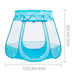 Kid Outdoor Indoor Princess Play Tent Playhouse Ball Tent Blue