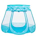 Kid Outdoor Indoor Princess Play Tent Playhouse Ball Tent Blue