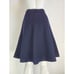 Vintage 70's Navy Wool Skirt