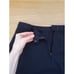 Vintage 70's Navy Wool Skirt