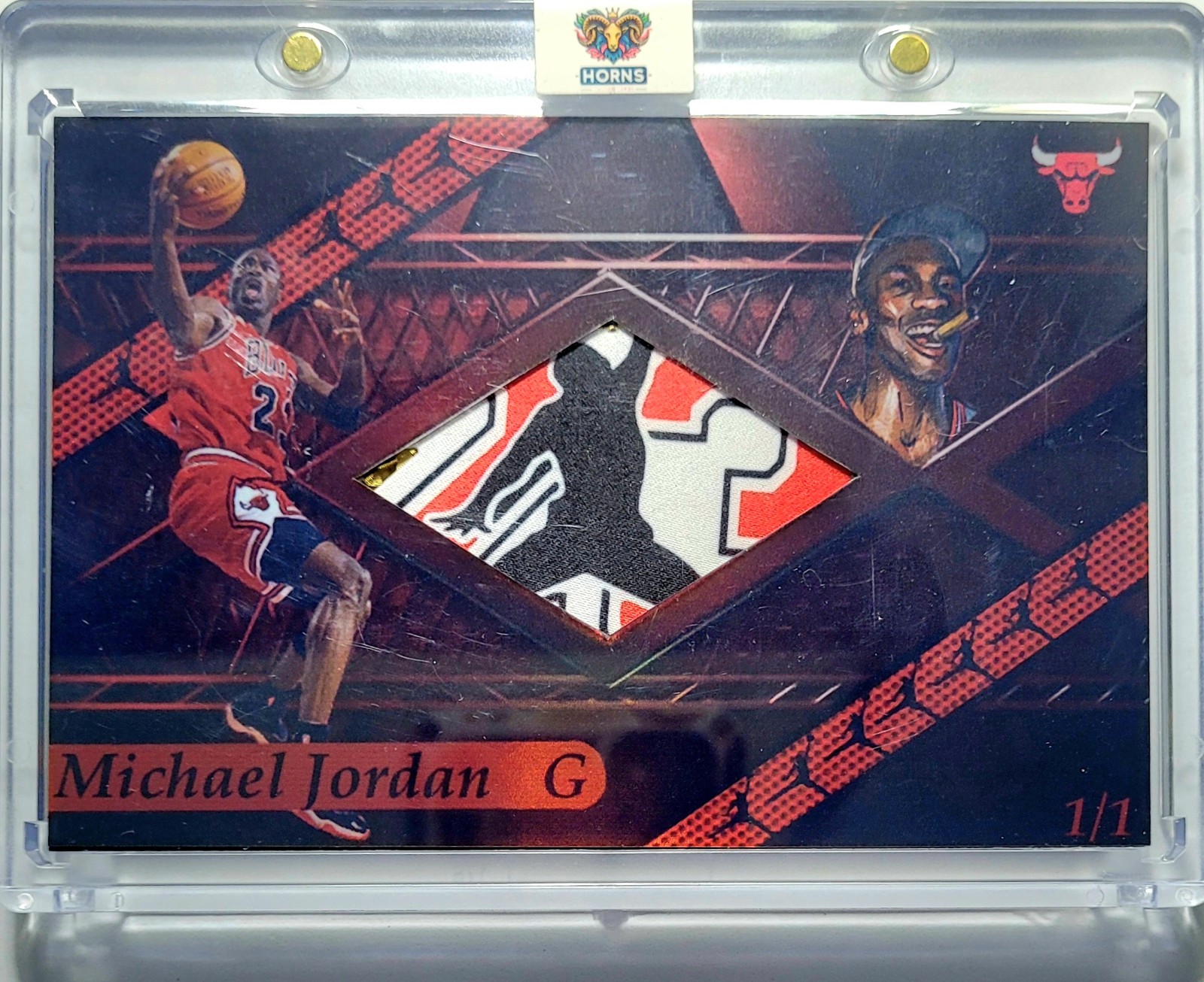 MICHAEL JORDAN *CUSTOM MADE* JUMPMAN OVERSIZED CARD (ONLY 1 EVER MADE)