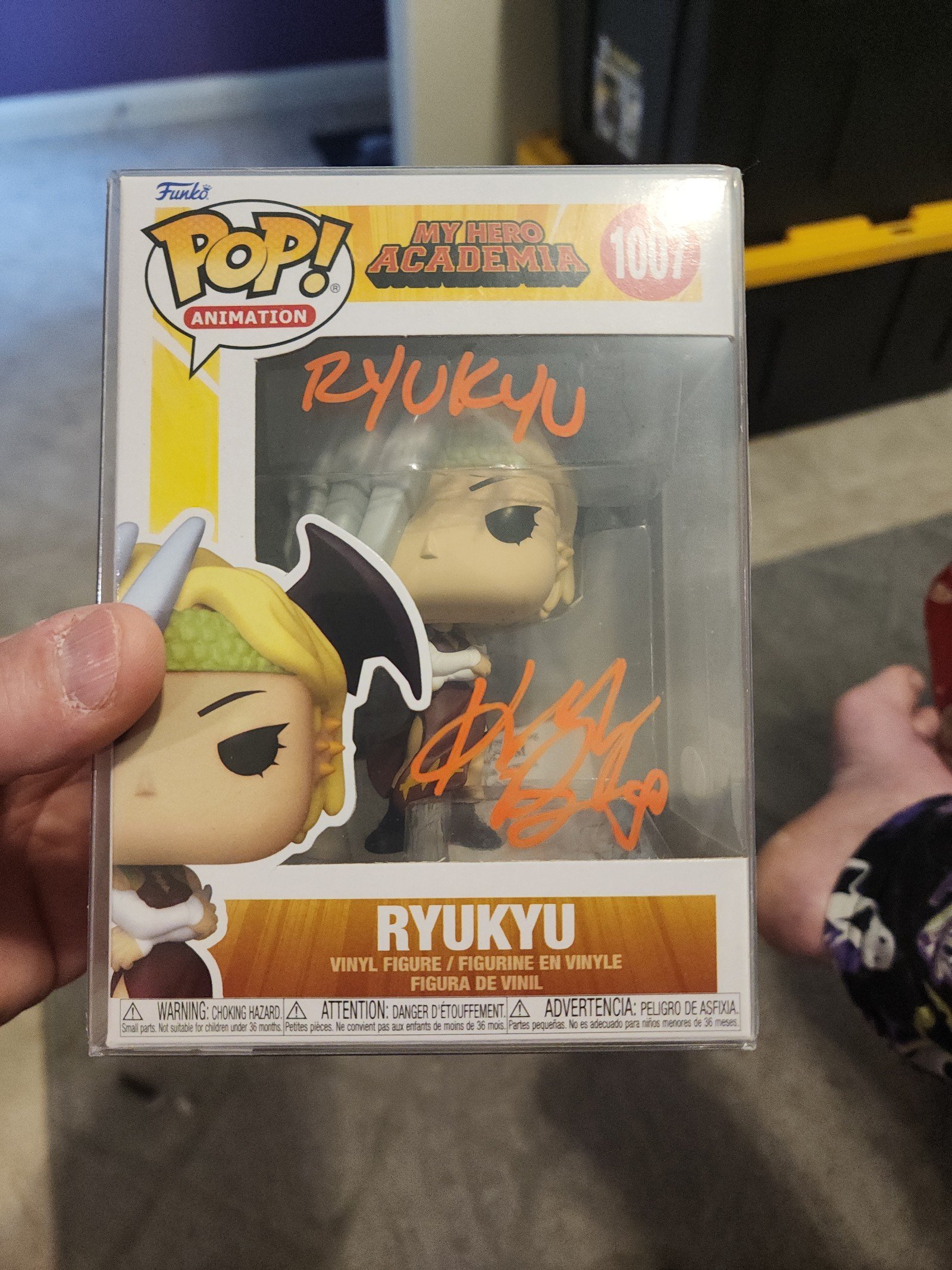 Autographed ryukyu funko pop 1007
