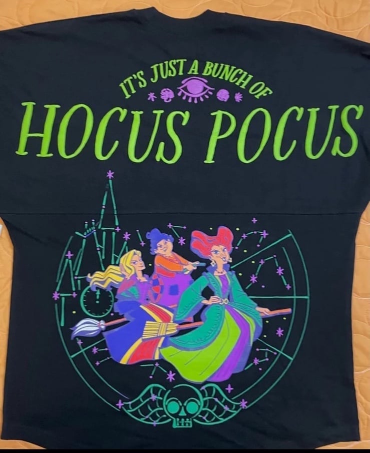 Disney Hocus Pocus Sanderson Sisters Spirit Jersey Large NEW