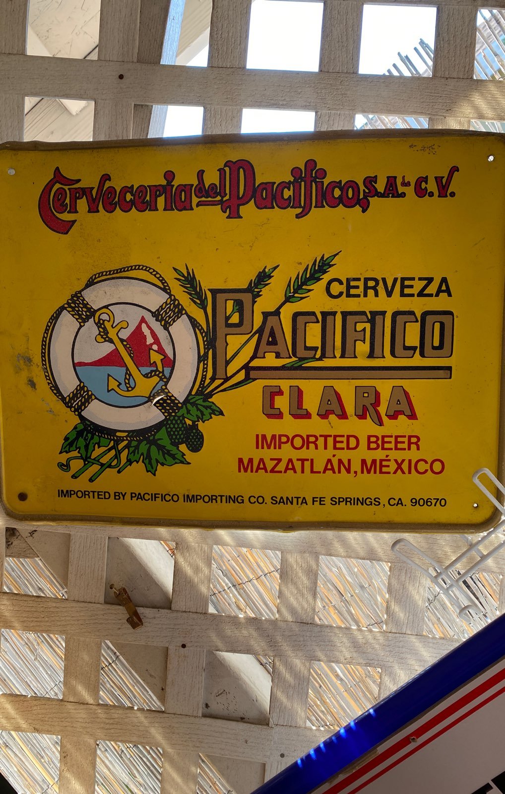 Pacifico sign