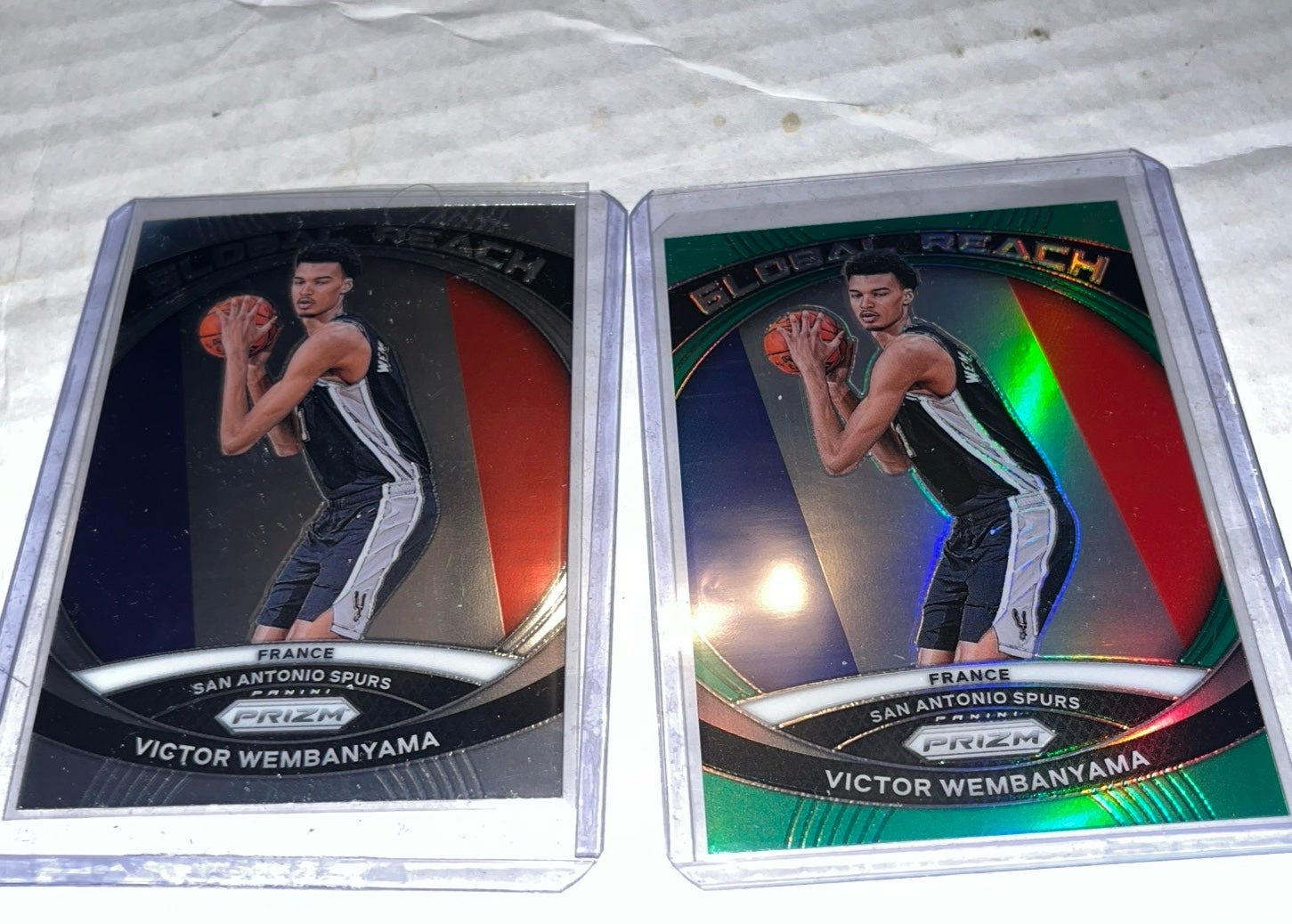victor wembanyama rookie card x2