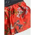 Alexis Women's Estelle Off Shoulder Floral Flounce Ruffle Mini Dress Large