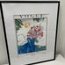 Vintage framed vogue summer fashions number 1923 print