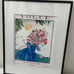 Vintage framed vogue summer fashions number 1923 print
