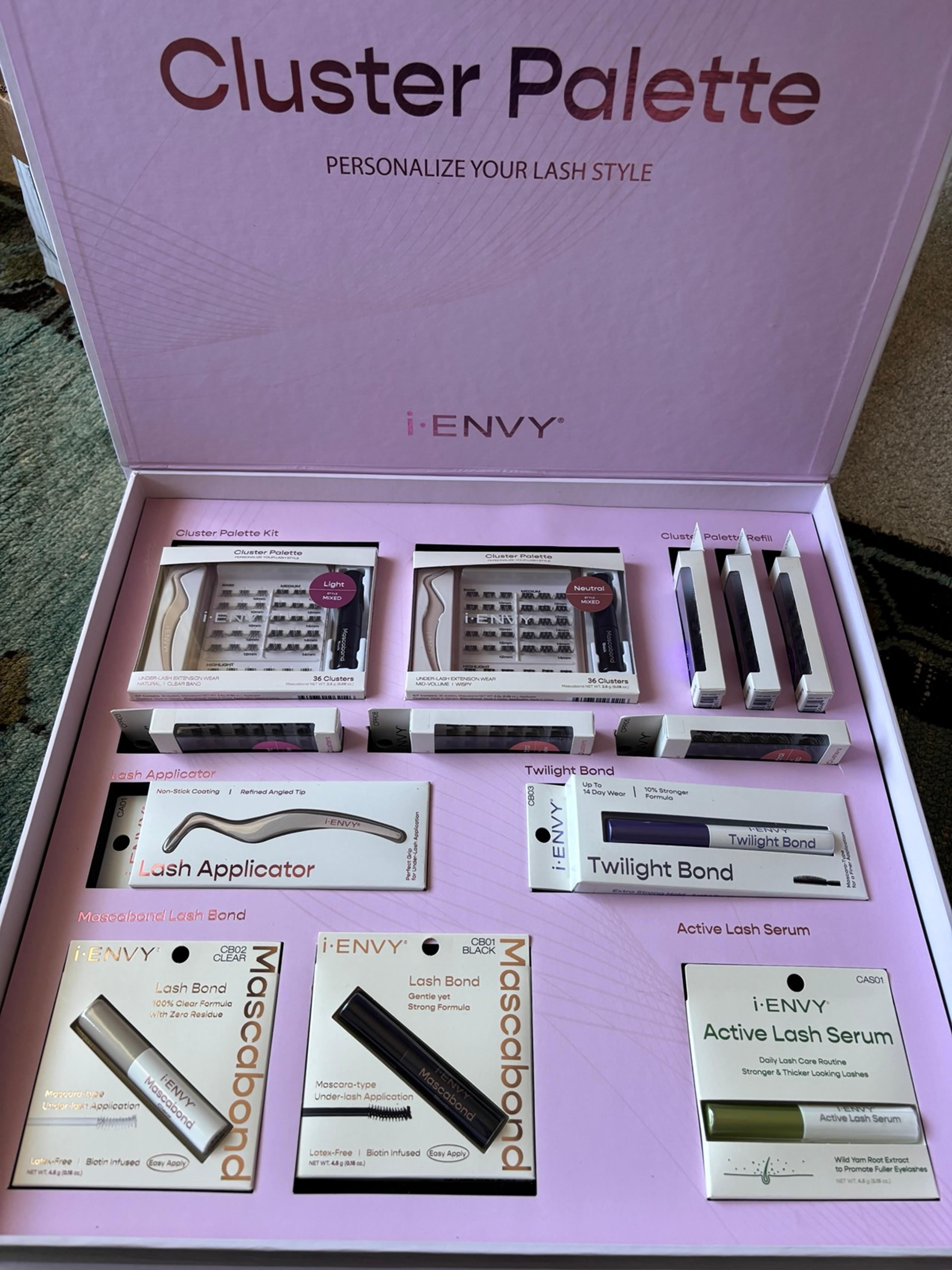 i envy under lash cluster palette and bond lot