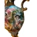 Vintage Vase Made in Italy Cherub 3d Gold Handles Hand Decorated White Elegant
