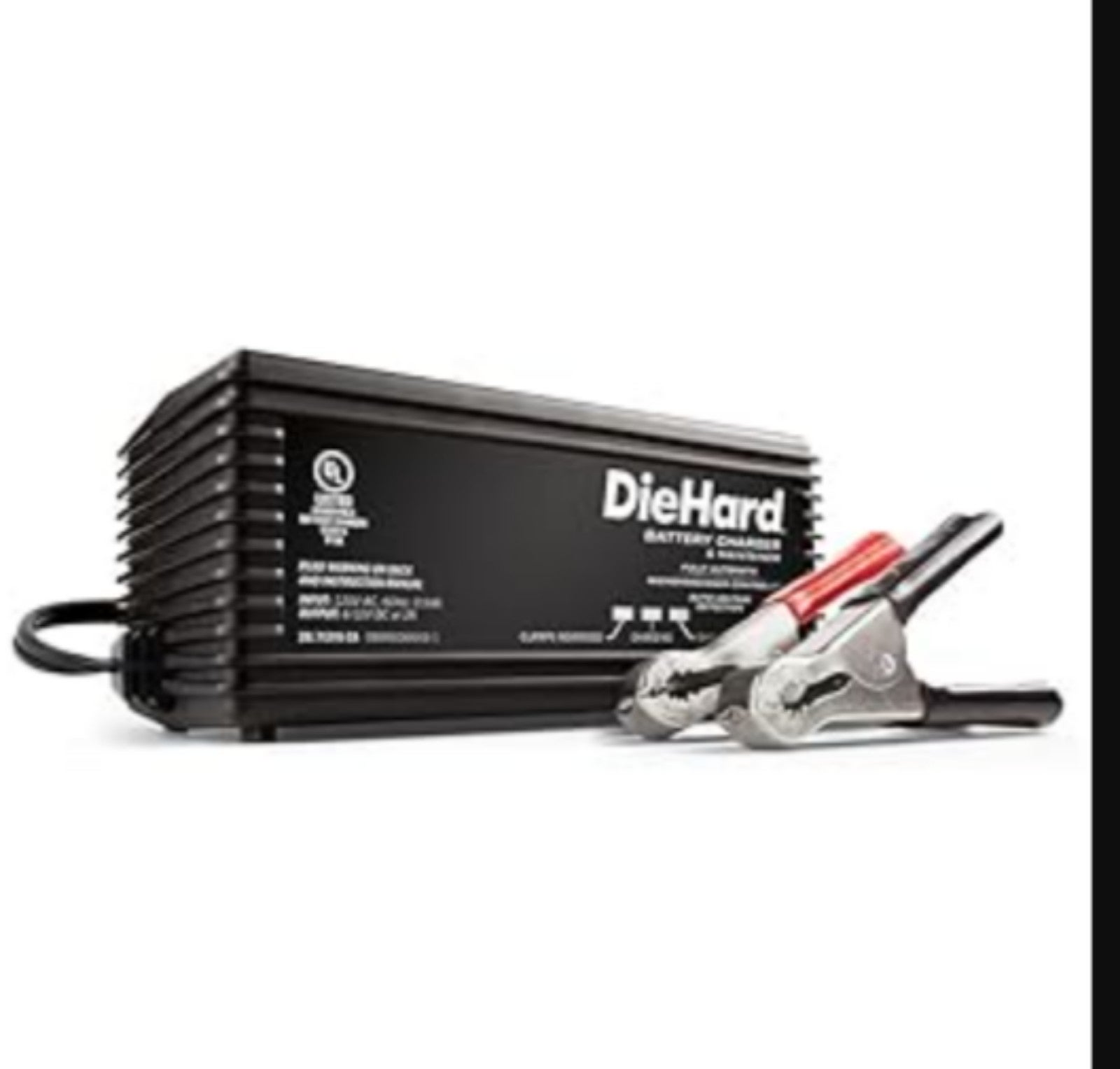 DieHard 2-Amp 6-Volt/12-Volt Automotive Battery Charger & Maintainer, Fully Auto