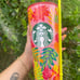 Starbucks Mexico Floral Tropical Stainless Steel Tumbler