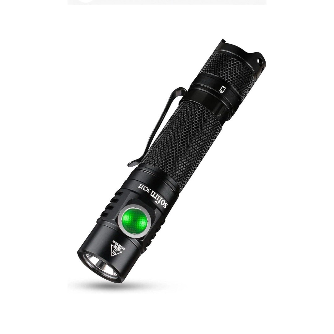 Sofirn SC31T USB Rechargeable Flashlight 2000 Lumens 6500K LED Camping Hiking