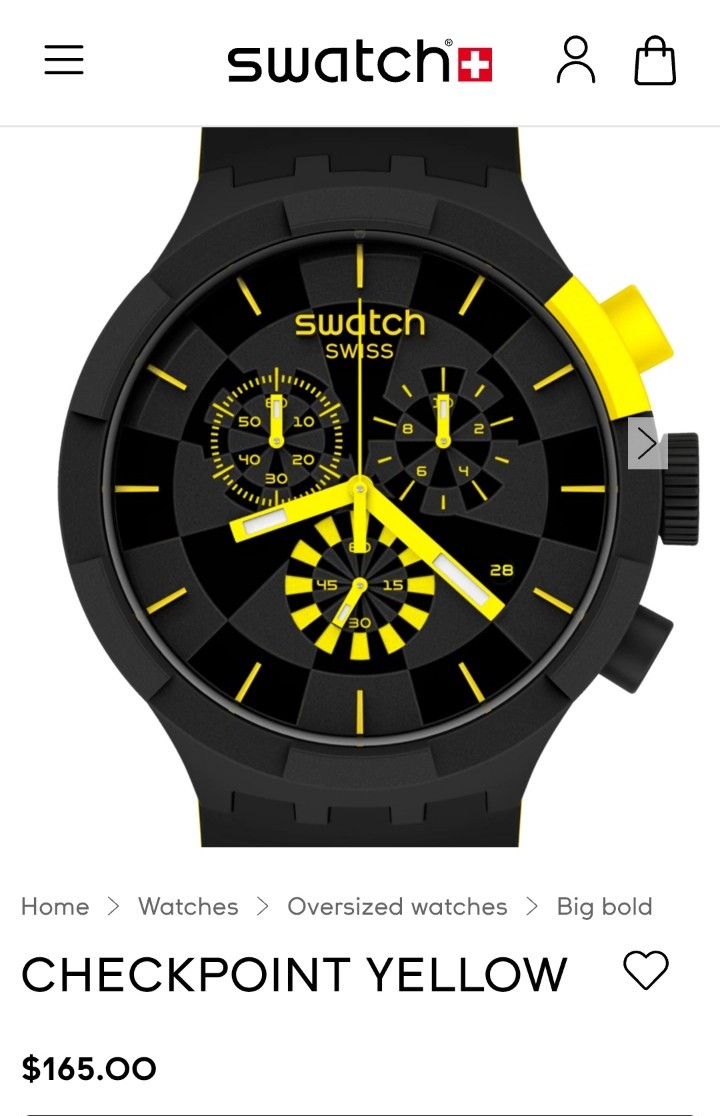 Swatch Watch CHECKPOINT YELLOW