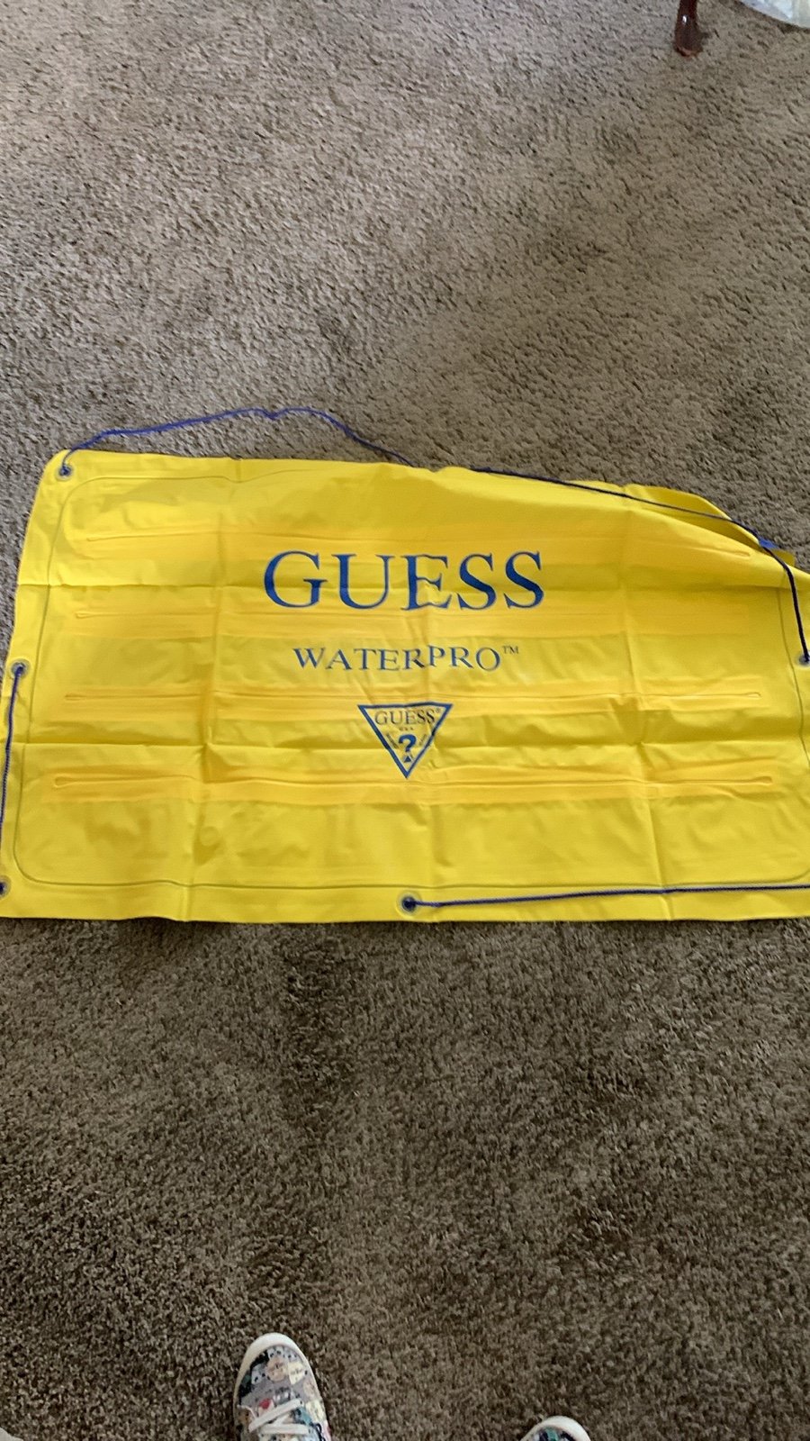 NEW NOS Vintage Guess Watches Promotional Blow Up Raft. Approx 44”x29” SU