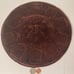 Vintage Metal Copper Heavy Duty Wall Hanging Plate, Purple Velvet Back, Canada
