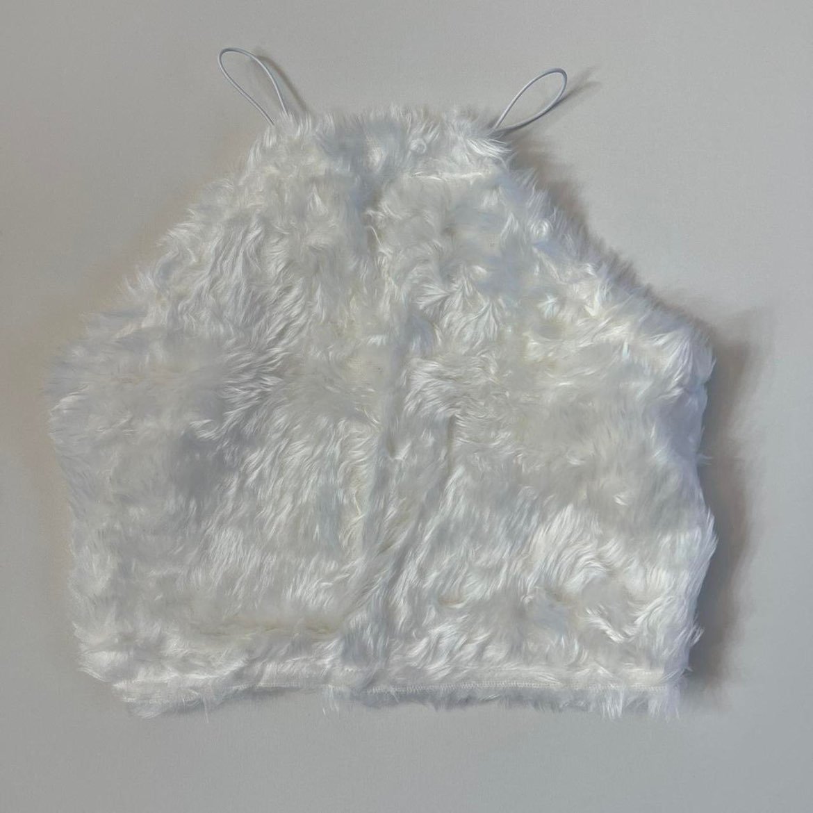 Fur Halter Top