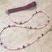 Boujee Dog Leash - Beaded - Pink & Purple - Glam - Unique - Flashy - Handmade