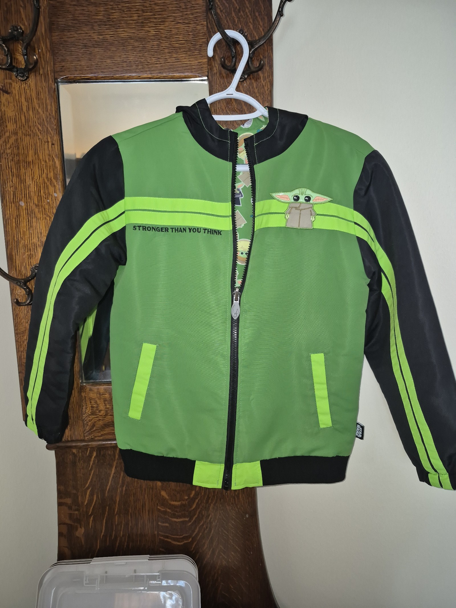 Unisex youth springtime jacket reversible starwars..