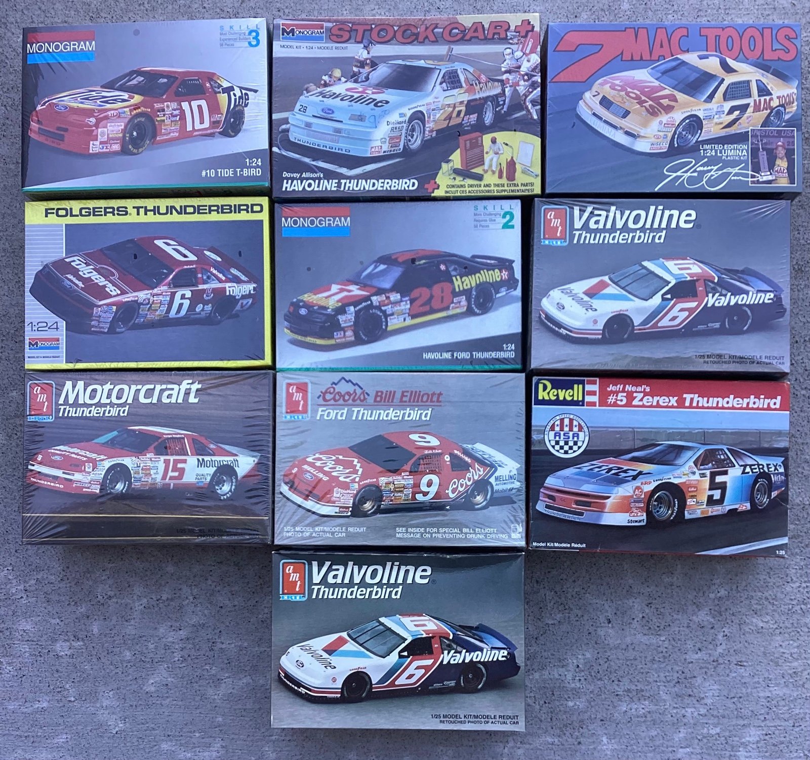 Vintage NASCAR model kits
