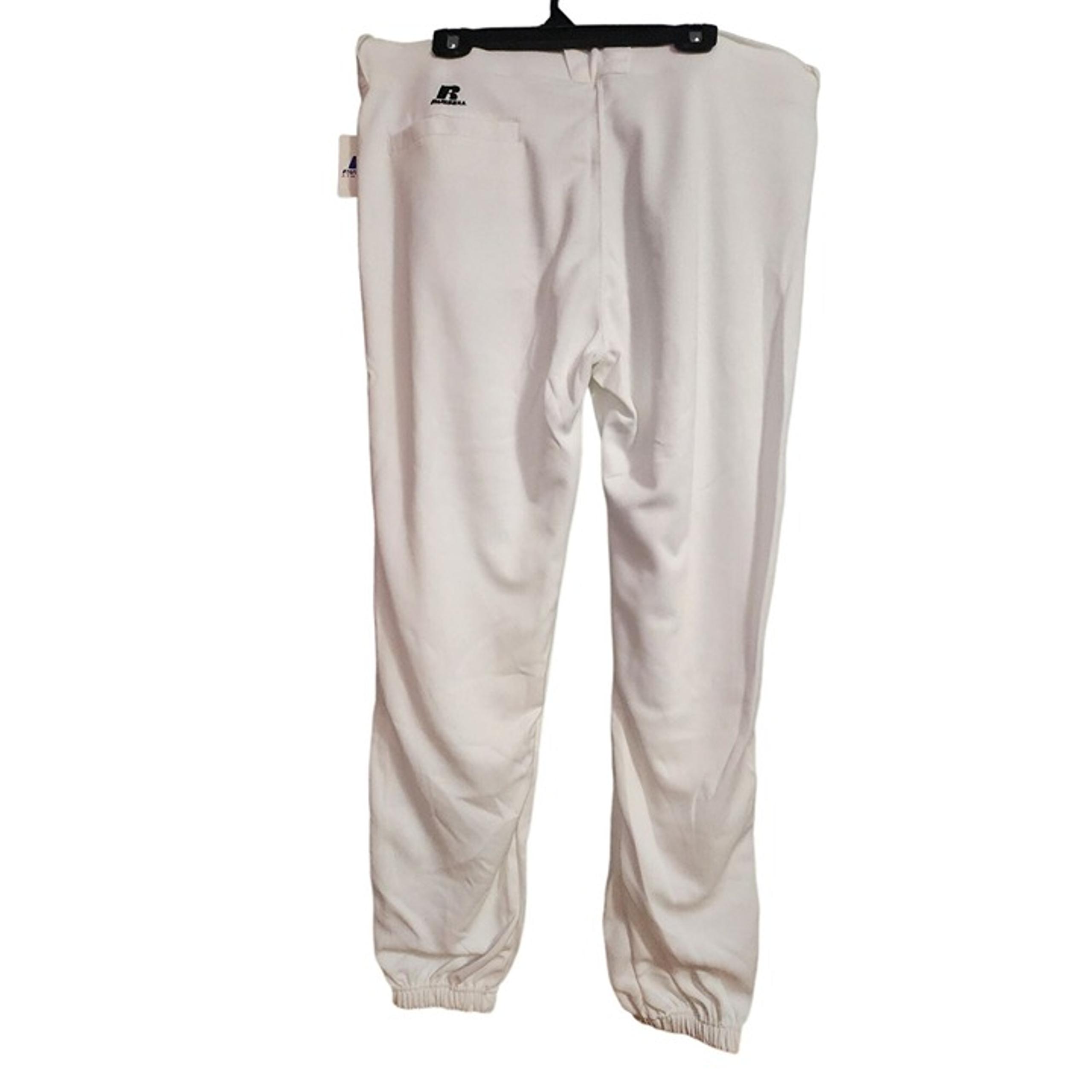 New with Tags Russell Athletics White Mens Baseball pants size XL