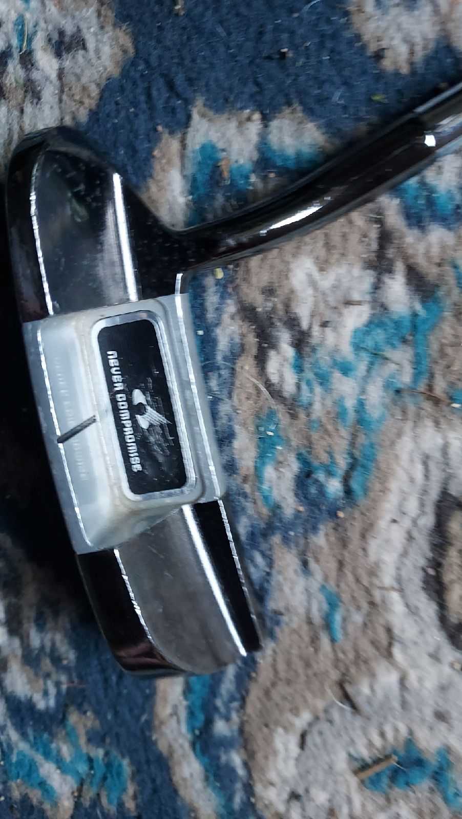 Black/Grey insert Never Compromise putter 250.00 new