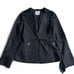 Good condition Lanvin en Bleu frill ribbon design suit set up, black.