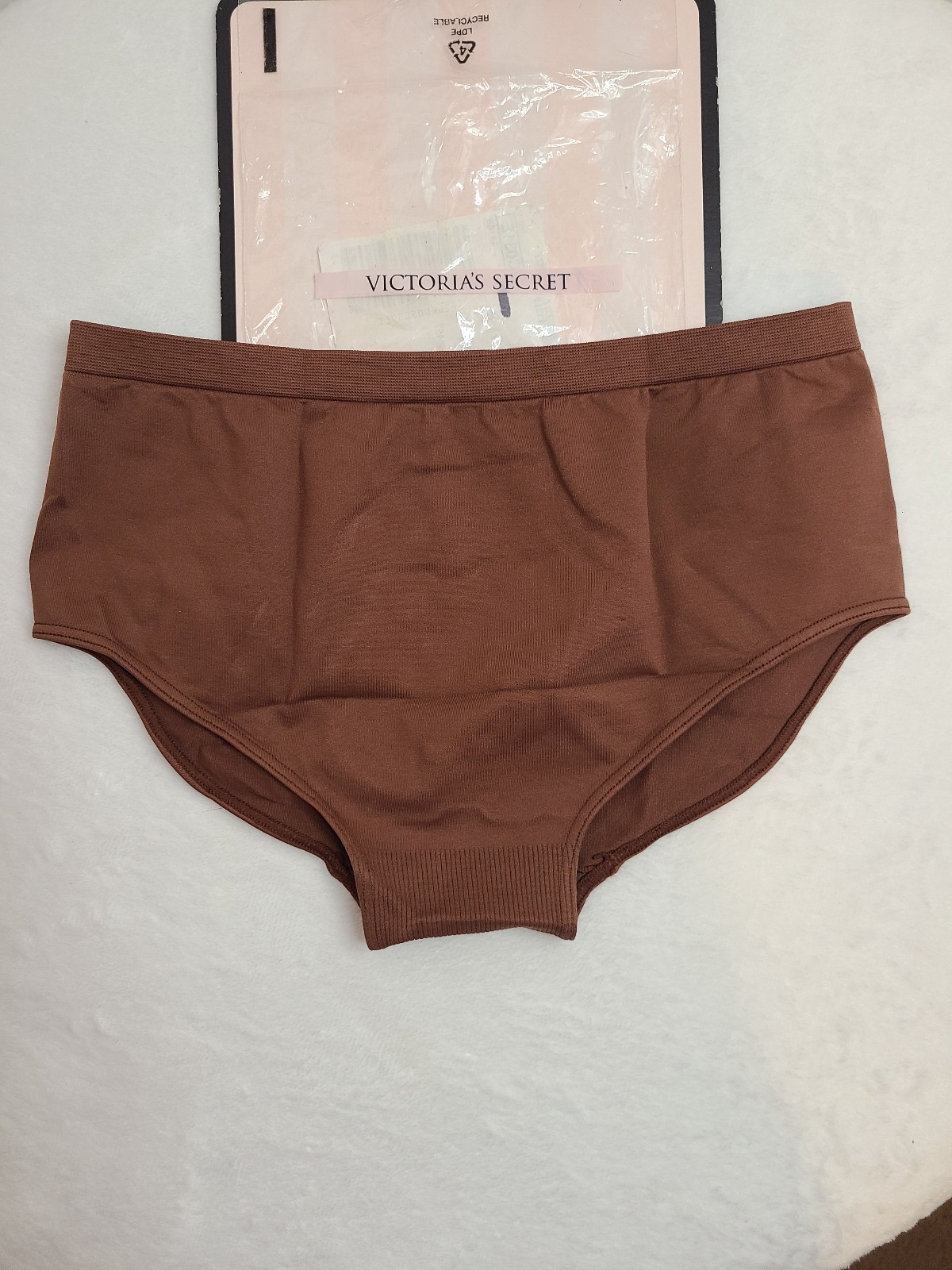 New VTG Victoria's Secret BBV Moroccan Brown Seamless Brief Panty Size M