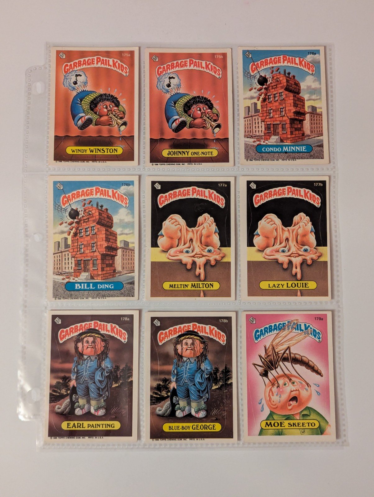 Garbage Pail Kids Trading Cards Lot – Series 5 (1986) – 54 Cards, No Duplicates