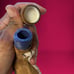 Mexican Hand Painted Leather Wrapped Alcohol Flask / Canteen Unique Evite Cruda