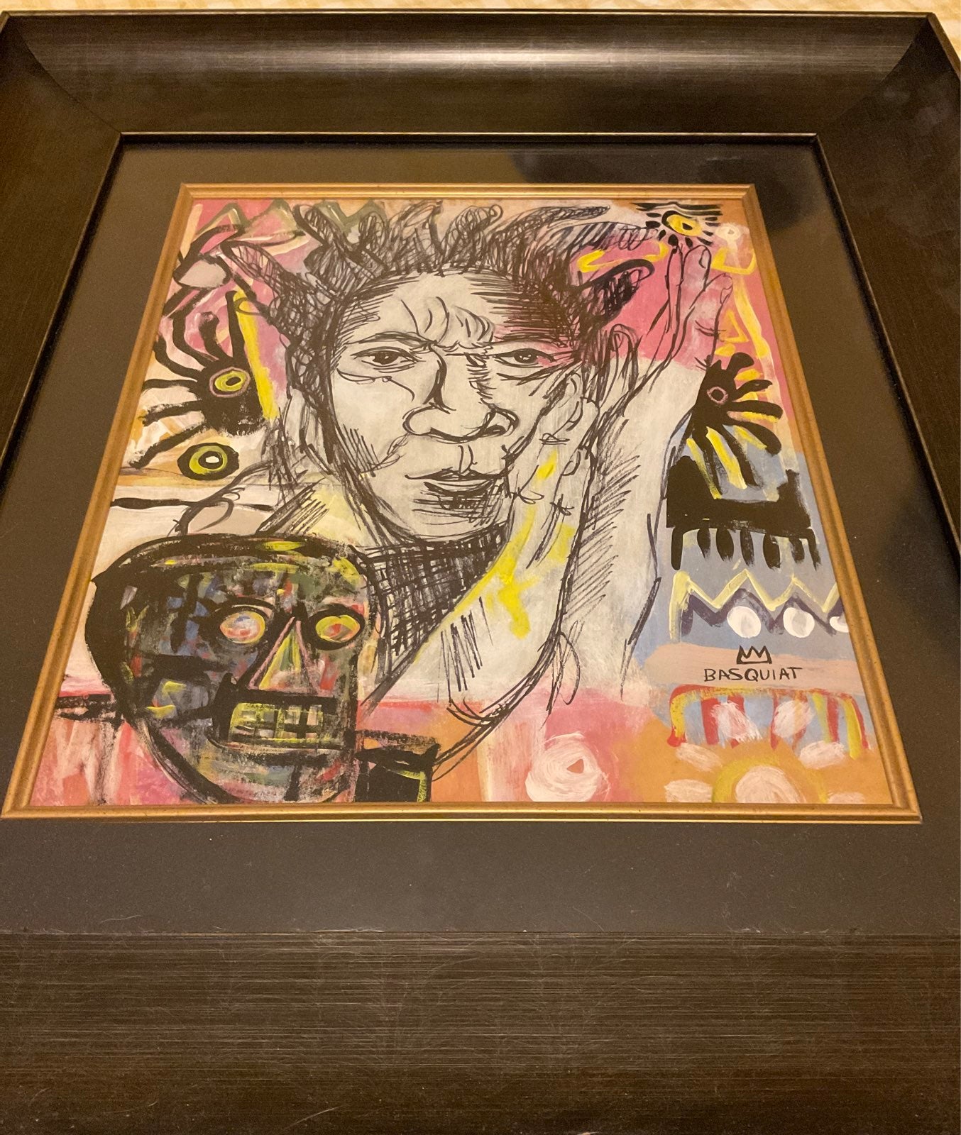 ORIGINAL BASQUIAT (Large) Oil On Canvas