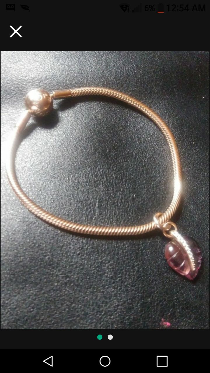 18k Rose Gold Pandora Bracelet
