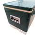 Vintage 1977 Coleman Green Metal Camping Fishing Steel Cooler with Plug 22x13x15