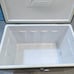 Vintage 1977 Coleman Green Metal Camping Fishing Steel Cooler with Plug 22x13x15