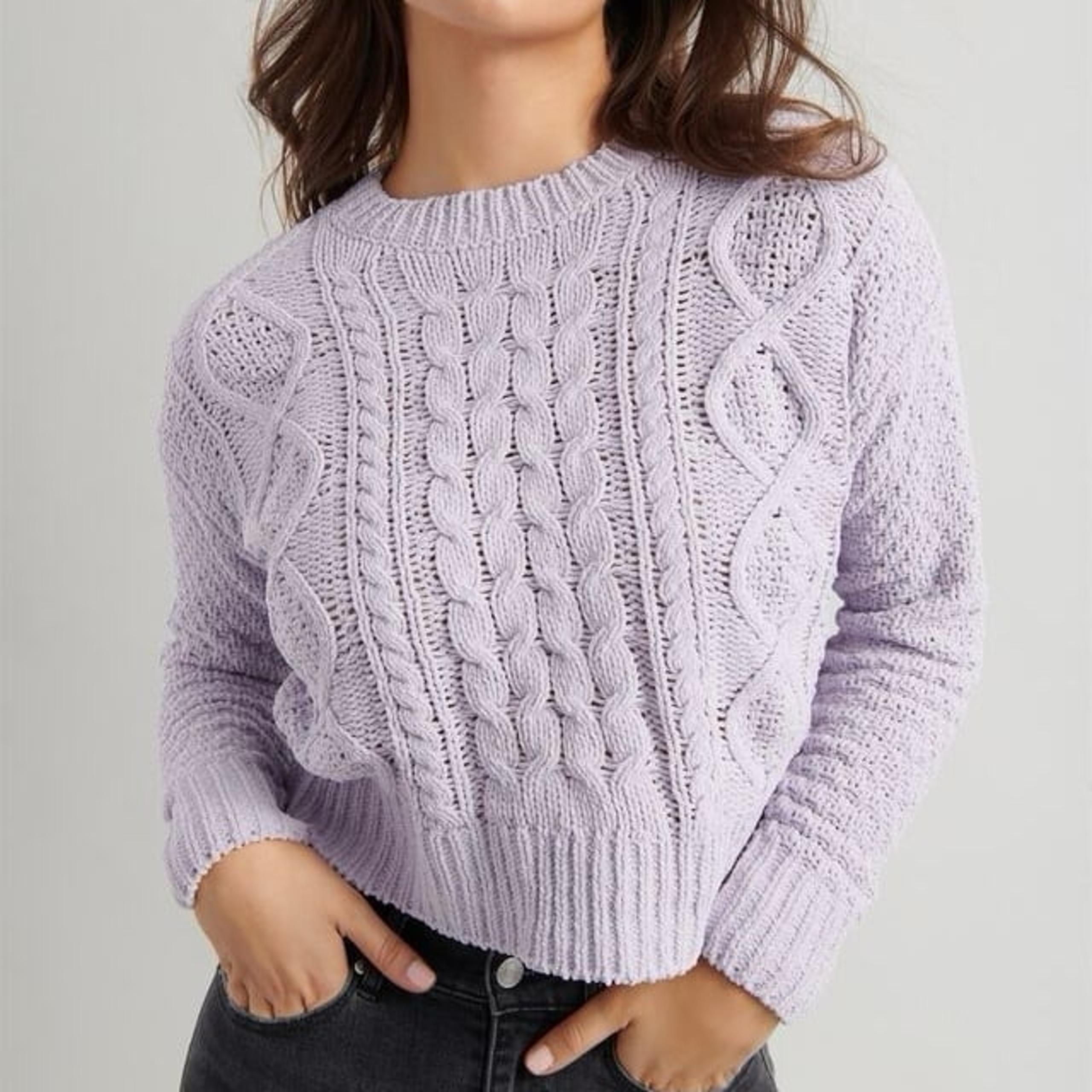 Garage Chenille Crew Neck Sweater