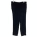 Vince Pants Women's Size Medium High Waist Pull On Velvet Silk Black