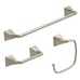 Everly 3-Piece Bath Set with Towel Ring, Toilet Paper Holder and 24 in.Towel Bar