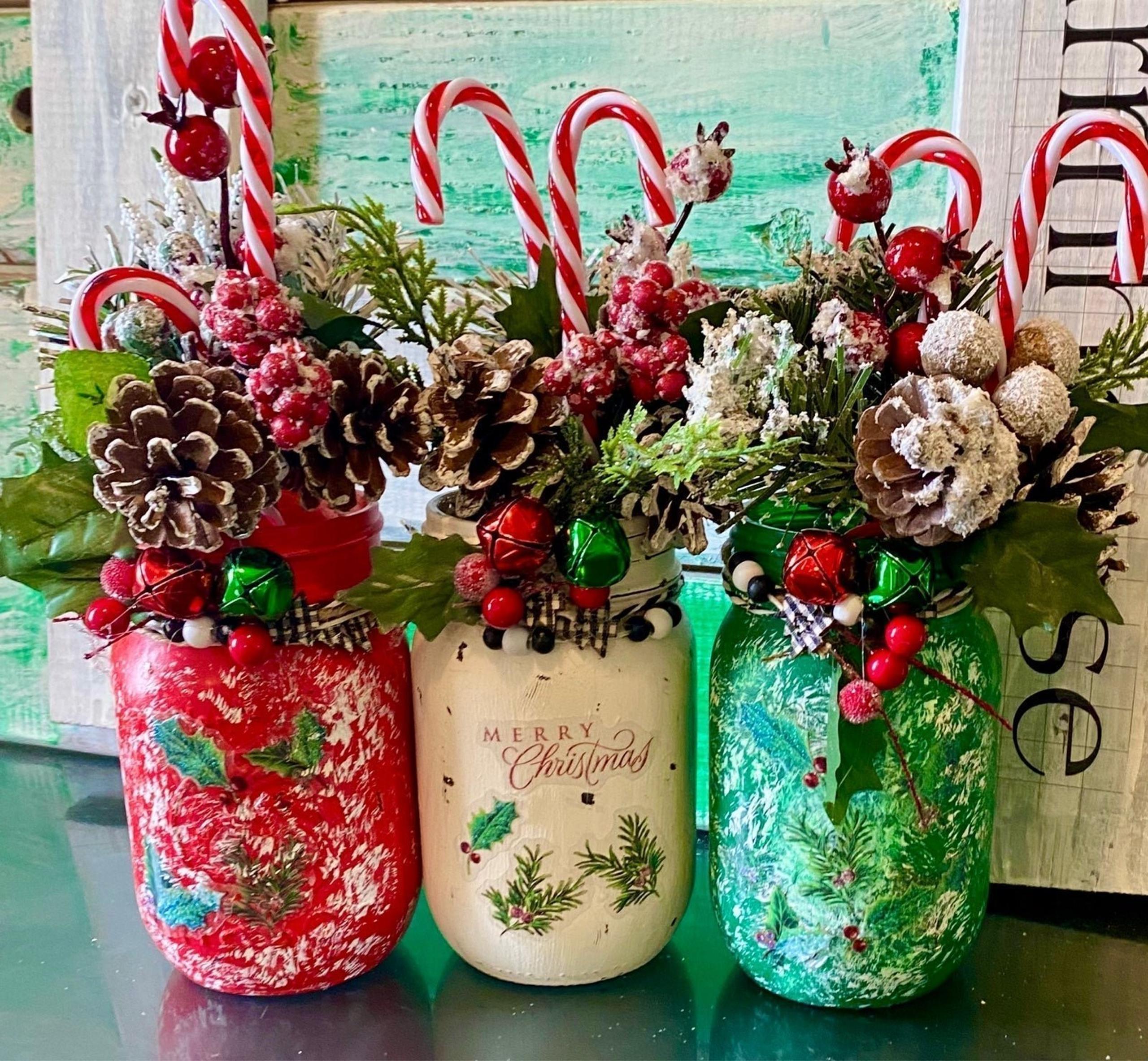 Traditional Boho Charm Festive Christmas Centerpiece ❤️❤️❤️❤️