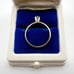 14k Yellow Gold Diamond Solitaire Ring