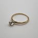 14k Yellow Gold Diamond Solitaire Ring