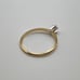 14k Yellow Gold Diamond Solitaire Ring